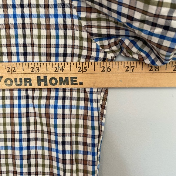 Peter Millar Men's Multicolor Checked Long Sleeve Button Down Shirt XL - Picture 6 of 8